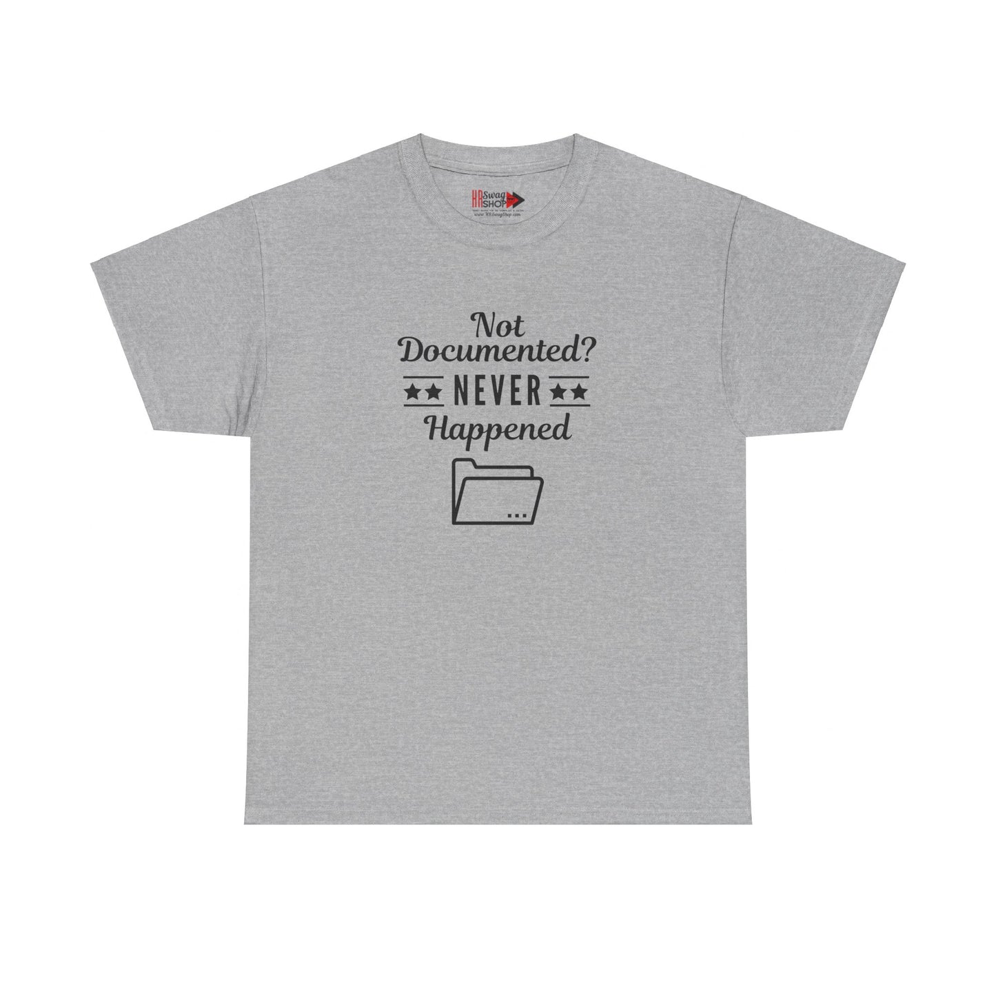 "Not Documented" Unisex Heavy Cotton Tee