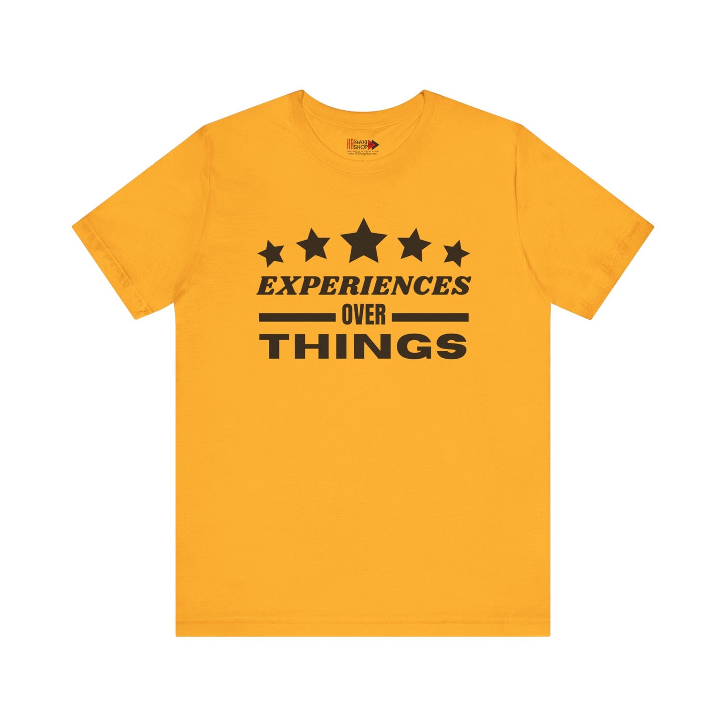 "Experiences Over Things" Unisex Jersey SS Tee