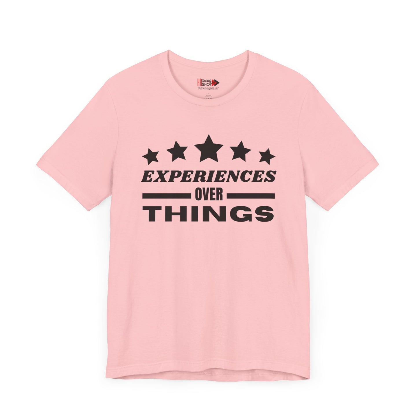 "Experiences Over Things" Unisex Jersey SS Tee