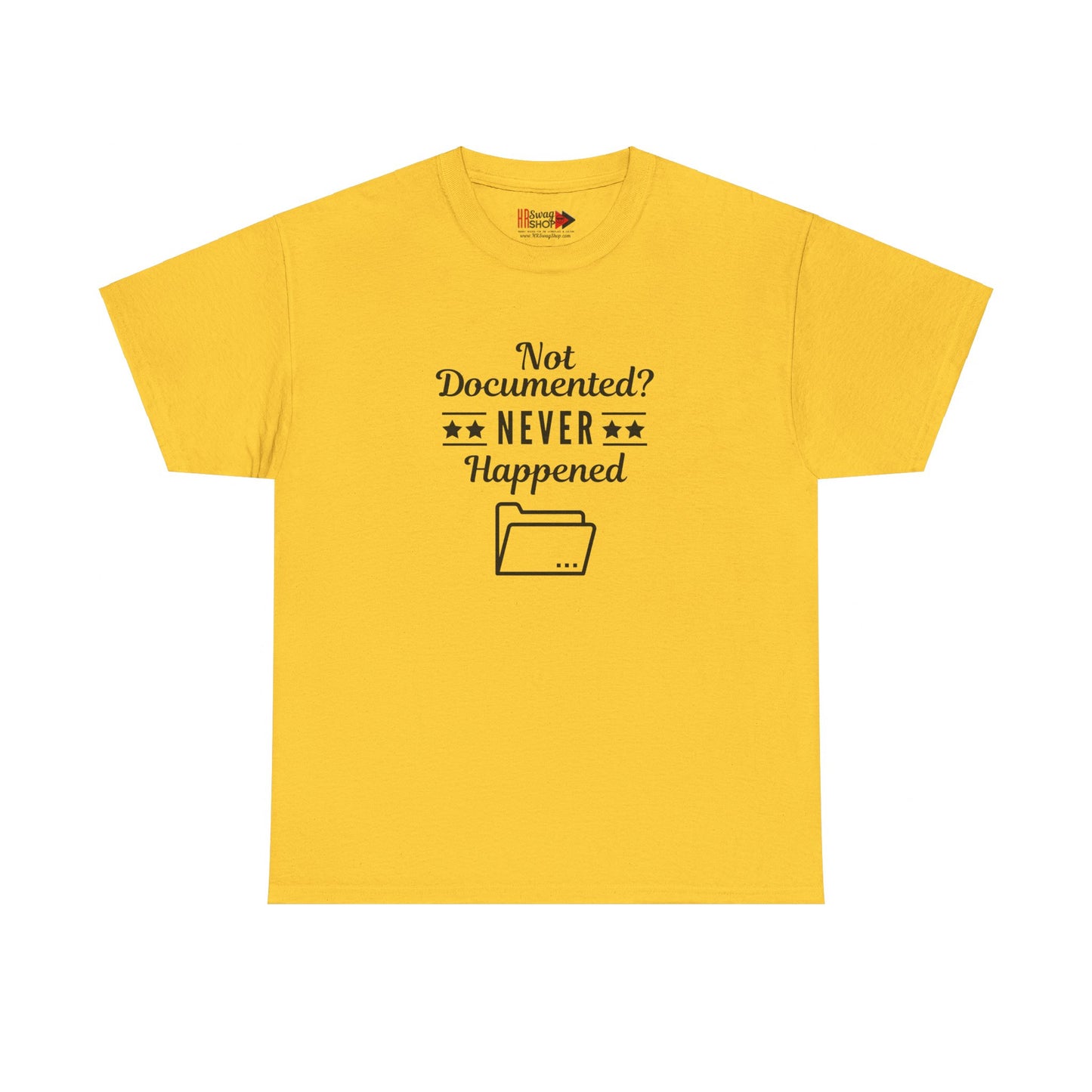 "Not Documented" Unisex Heavy Cotton Tee
