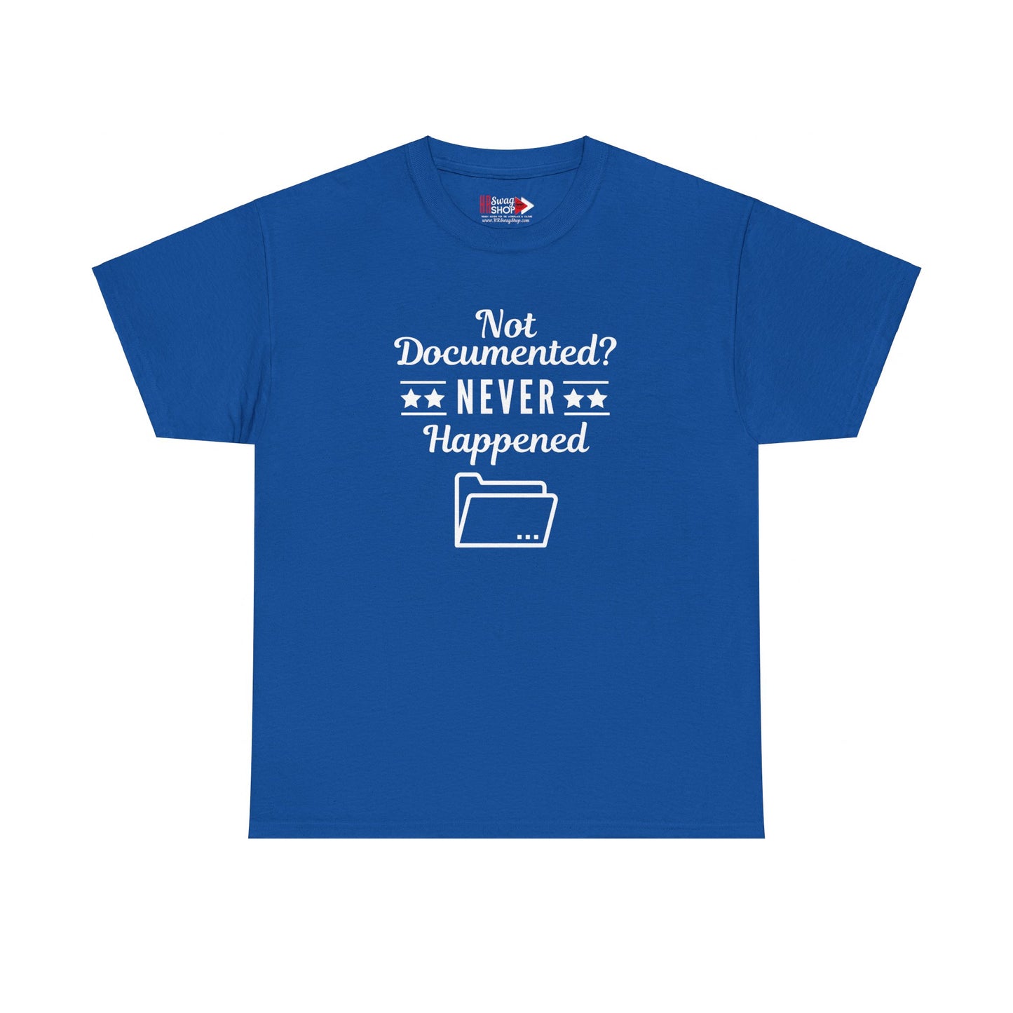 "Not Documented" Unisex Heavy Cotton Tee