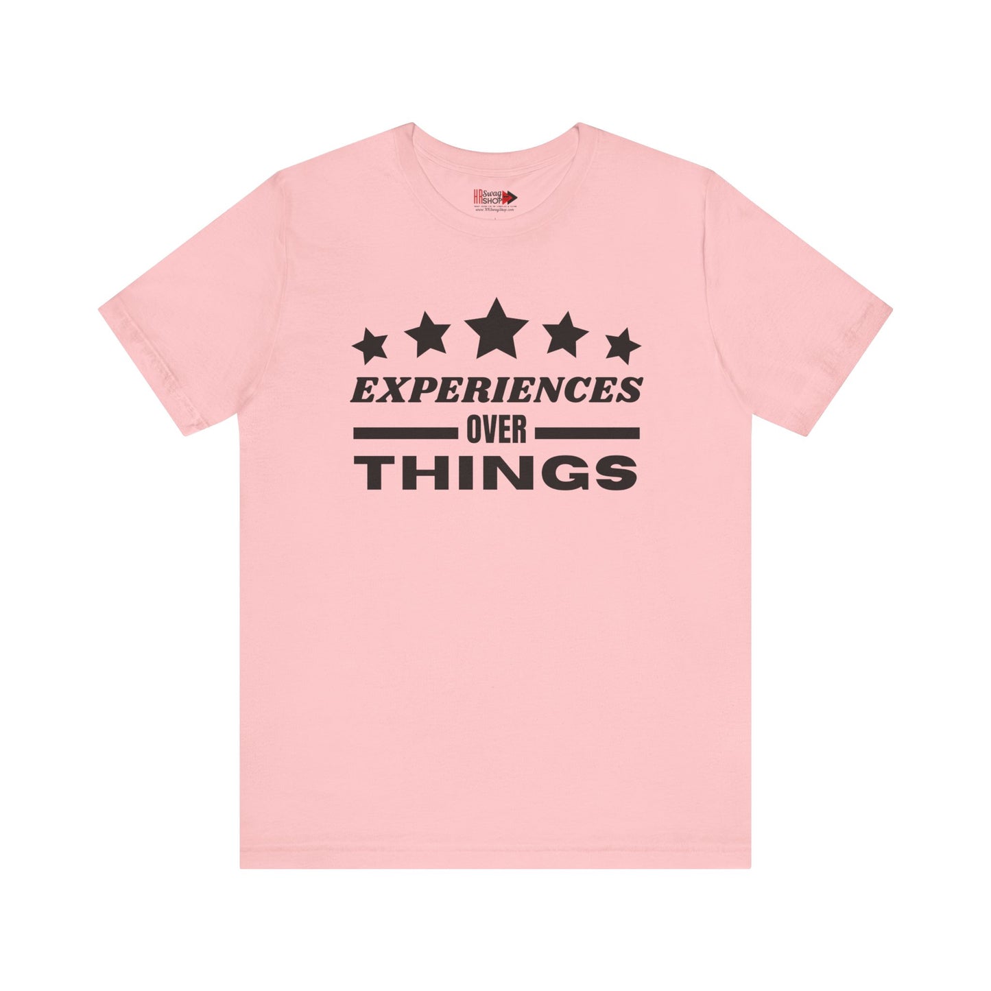 "Experiences Over Things" Unisex Jersey SS Tee