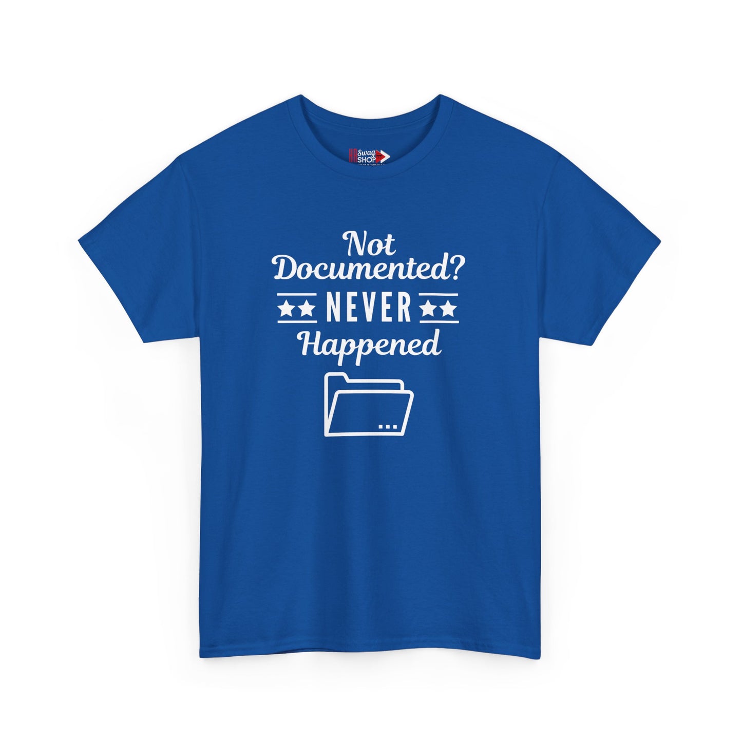 "Not Documented" Unisex Heavy Cotton Tee