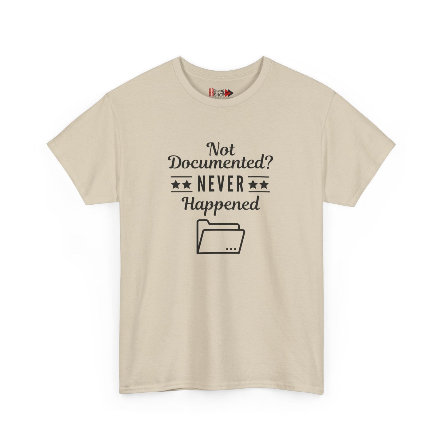 "Not Documented" Unisex Heavy Cotton Tee