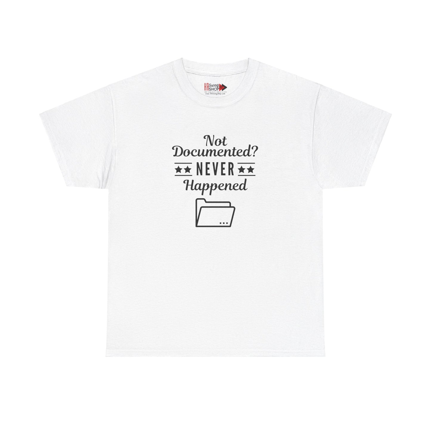 "Not Documented" Unisex Heavy Cotton Tee
