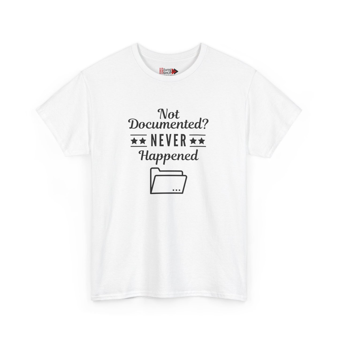 "Not Documented" Unisex Heavy Cotton Tee