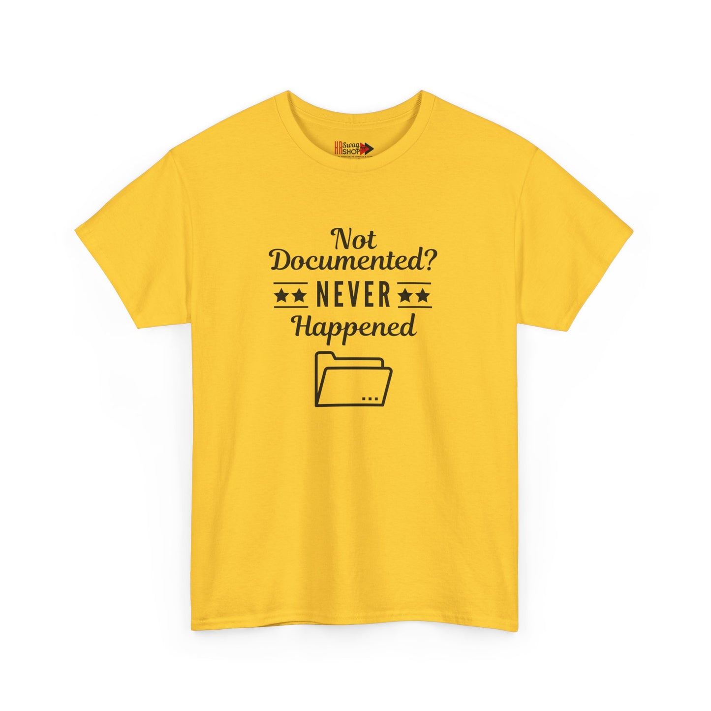 "Not Documented" Unisex Heavy Cotton Tee