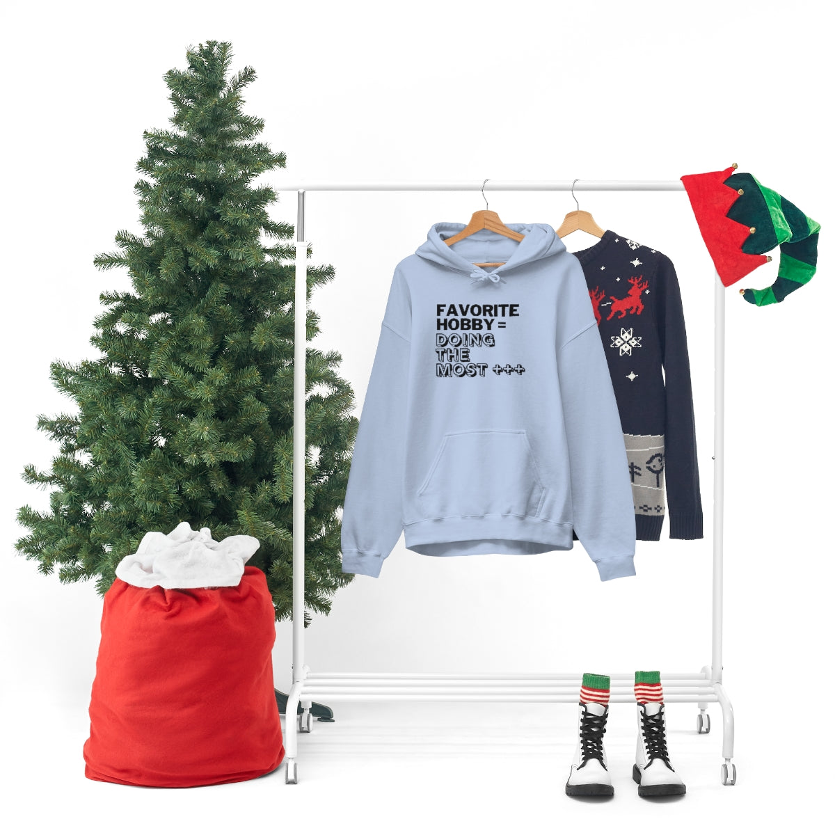 "Doing the Most" Unisex Hooded Sweatshirt