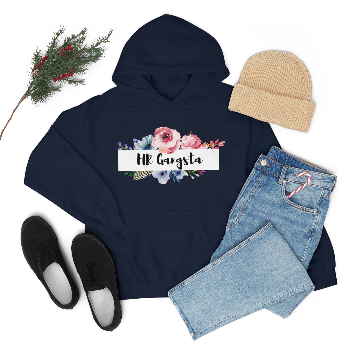 "HR Gangsta" Unisex Hooded Sweatshirt