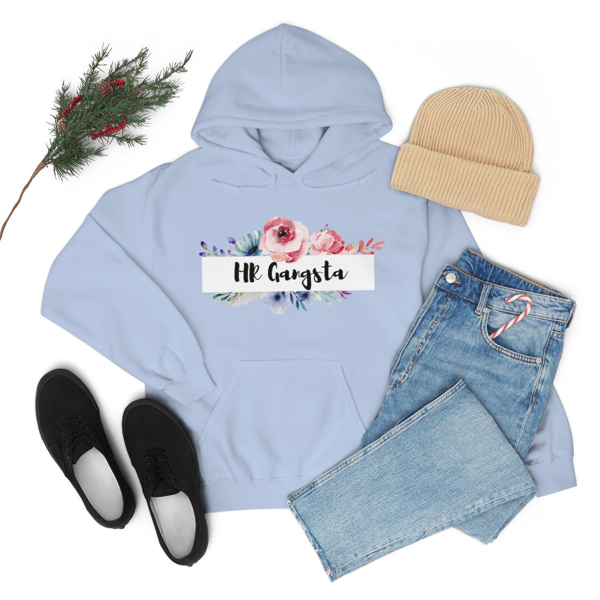 "HR Gangsta" Unisex Hooded Sweatshirt