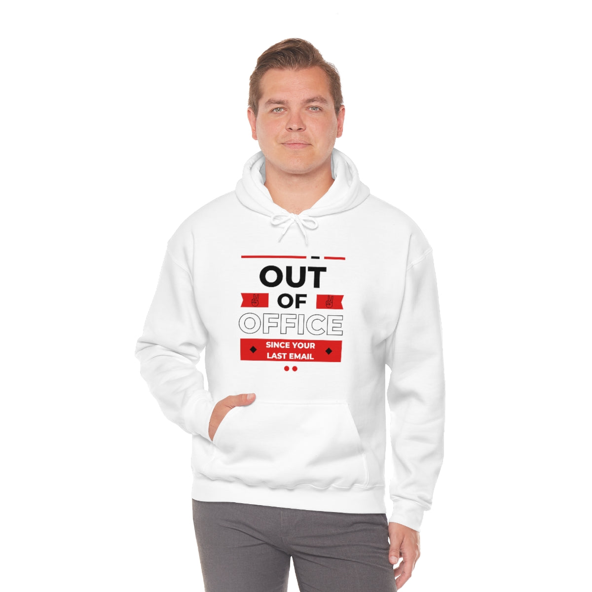 "Out of Office" Unisex Hooded Sweatshirt