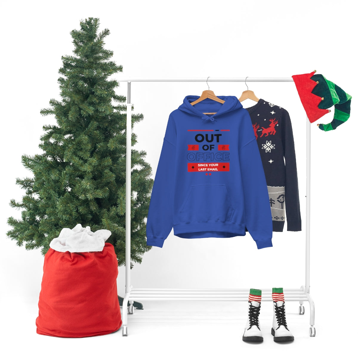 "Out of Office" Unisex Hooded Sweatshirt