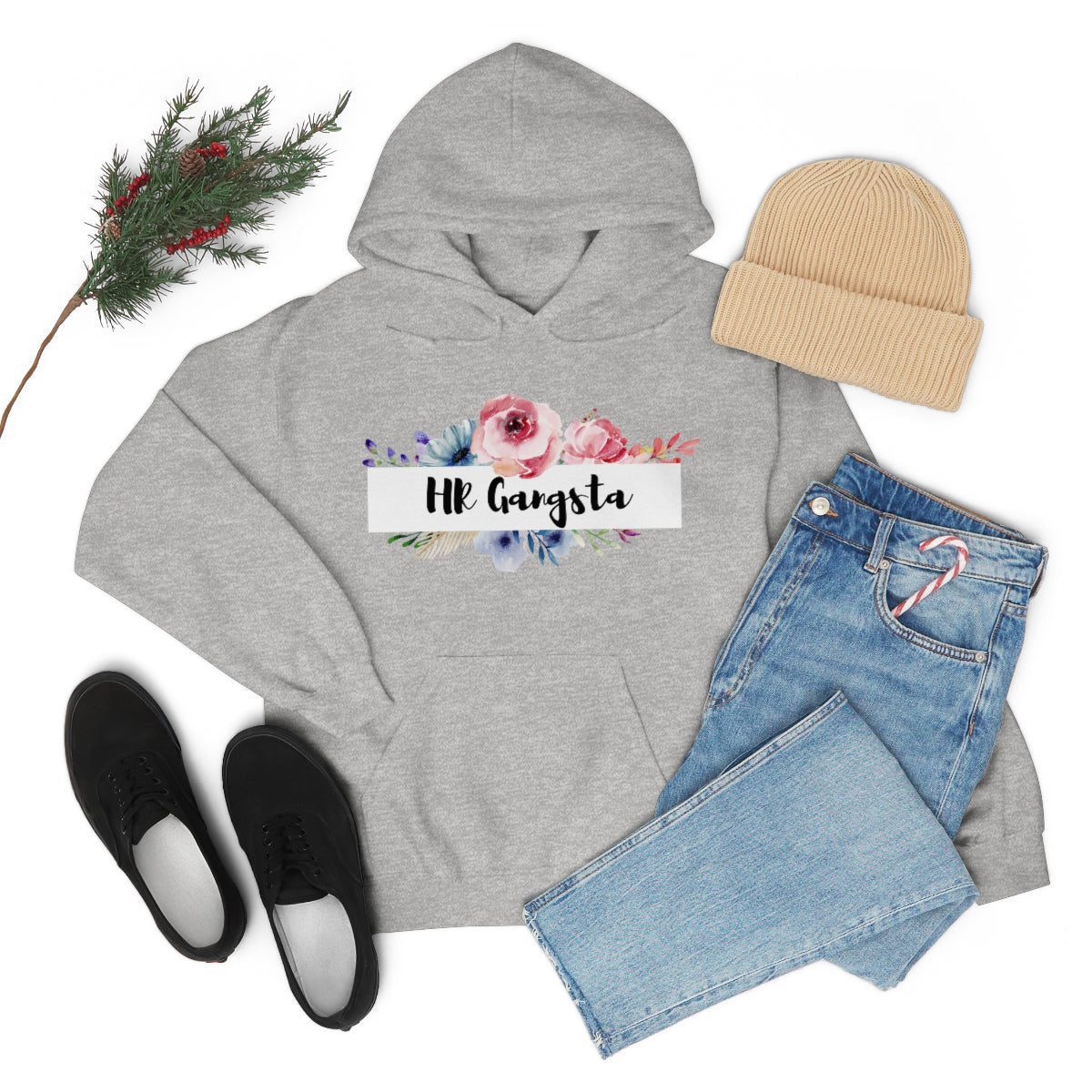 "HR Gangsta" Unisex Hooded Sweatshirt