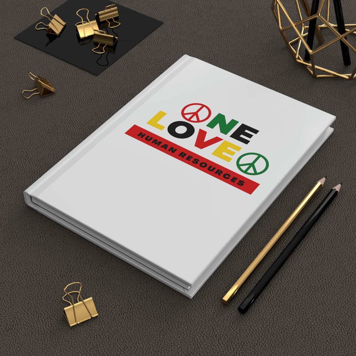 "One Love" Hardcover Journal - Matte