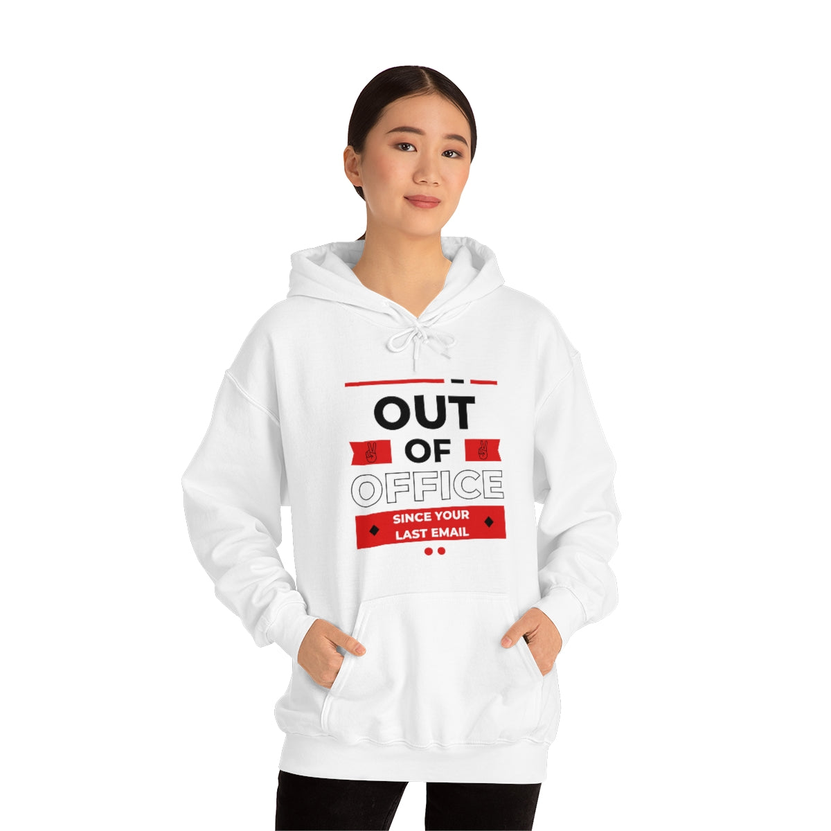 "Out of Office" Unisex Hooded Sweatshirt