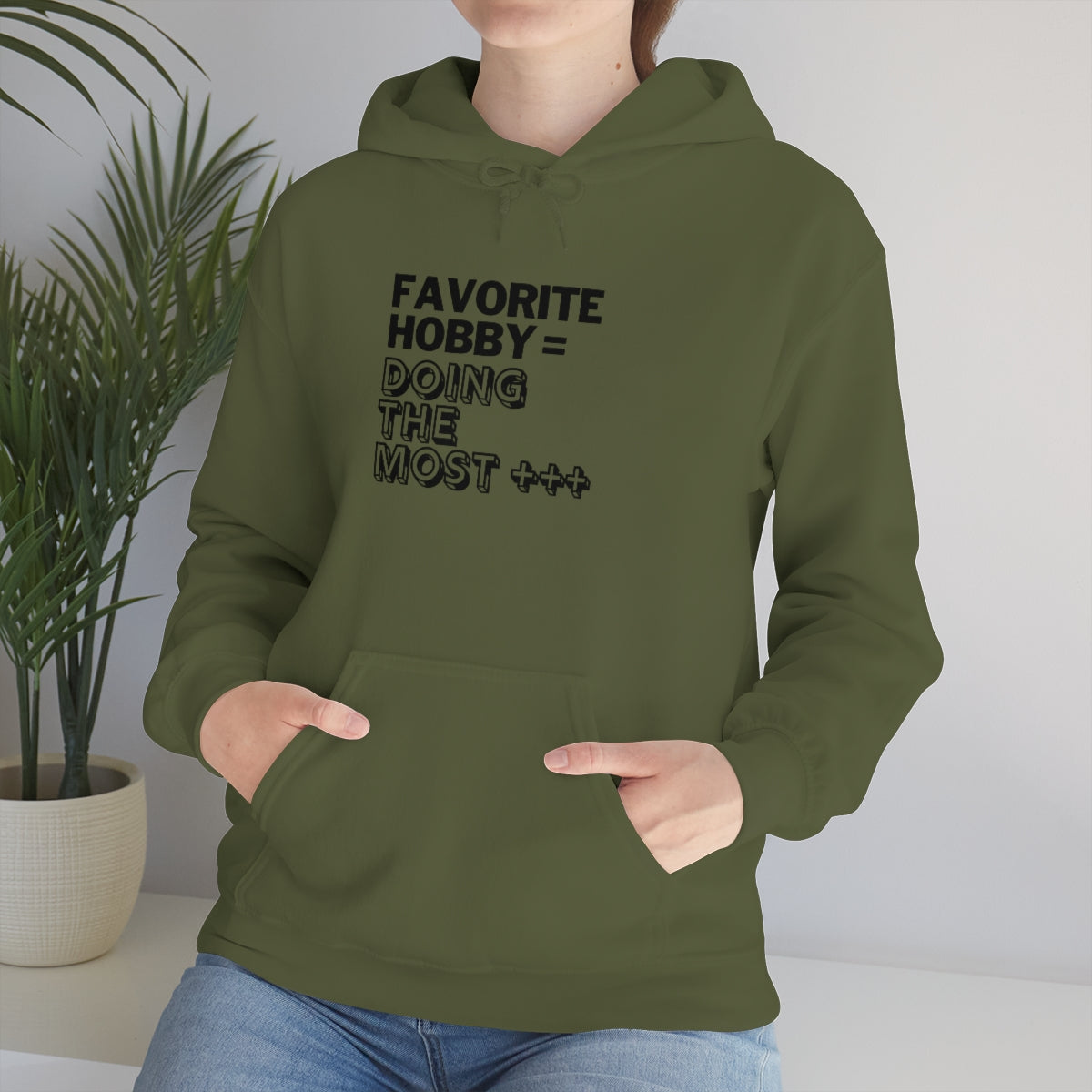 "Doing the Most" Unisex Hooded Sweatshirt