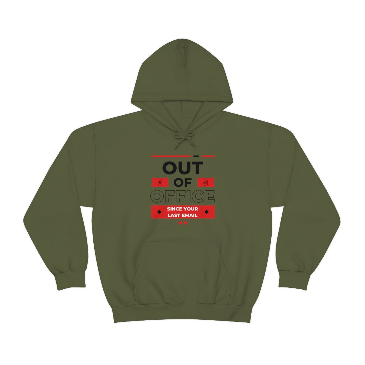 "Out of Office" Unisex Hooded Sweatshirt
