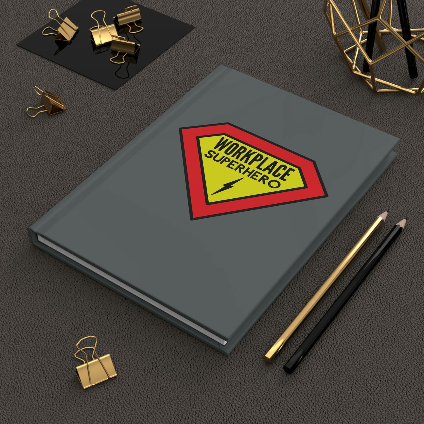 "Workplace Superhero" Hardcover Journal - Matte