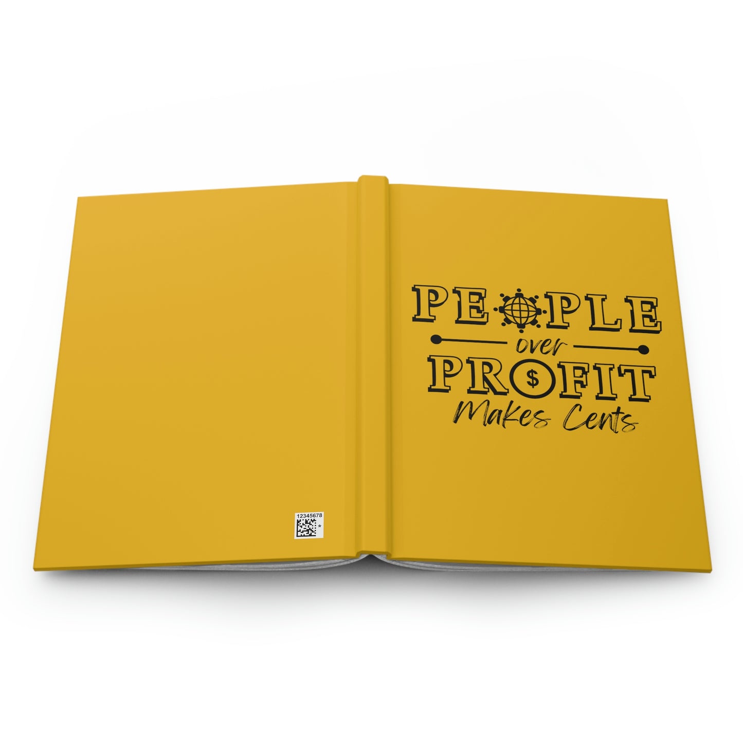 "People Over Profit" Hardcover Journal - Matte