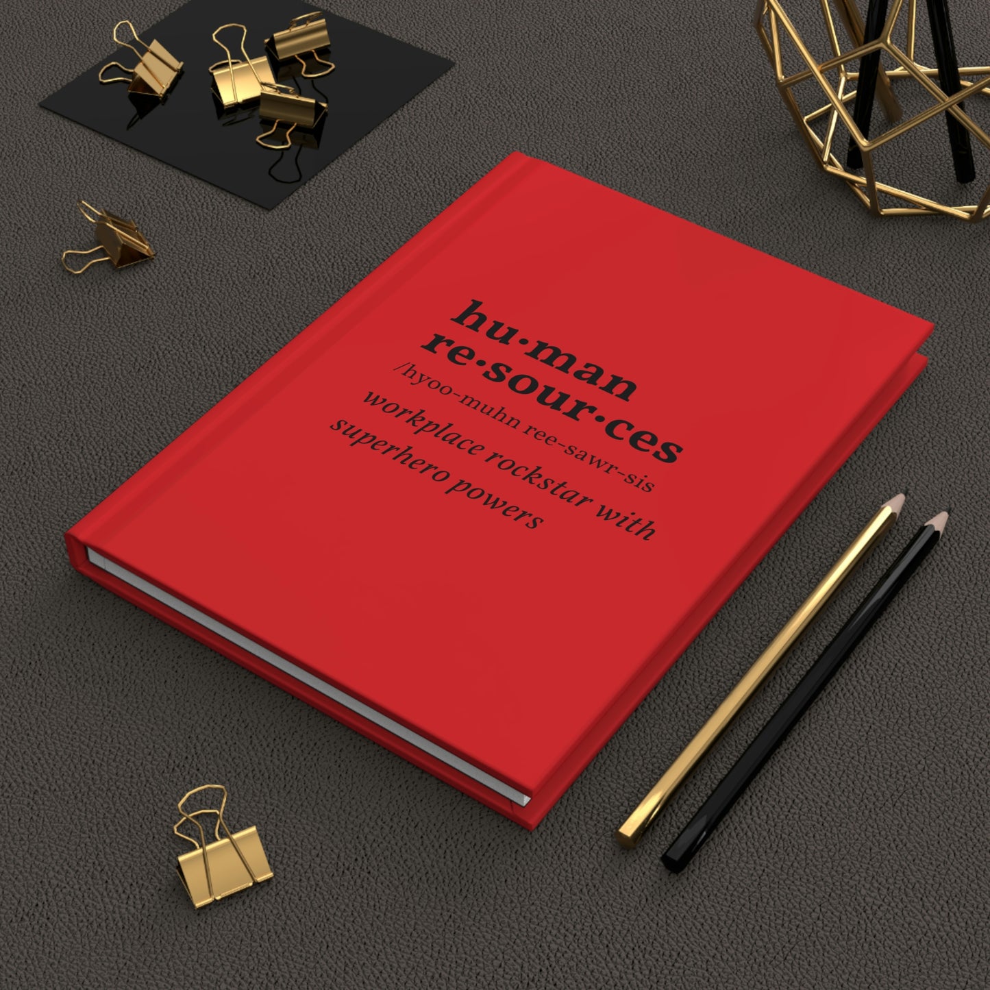 "HR Definition" Hardcover Journal - Matte