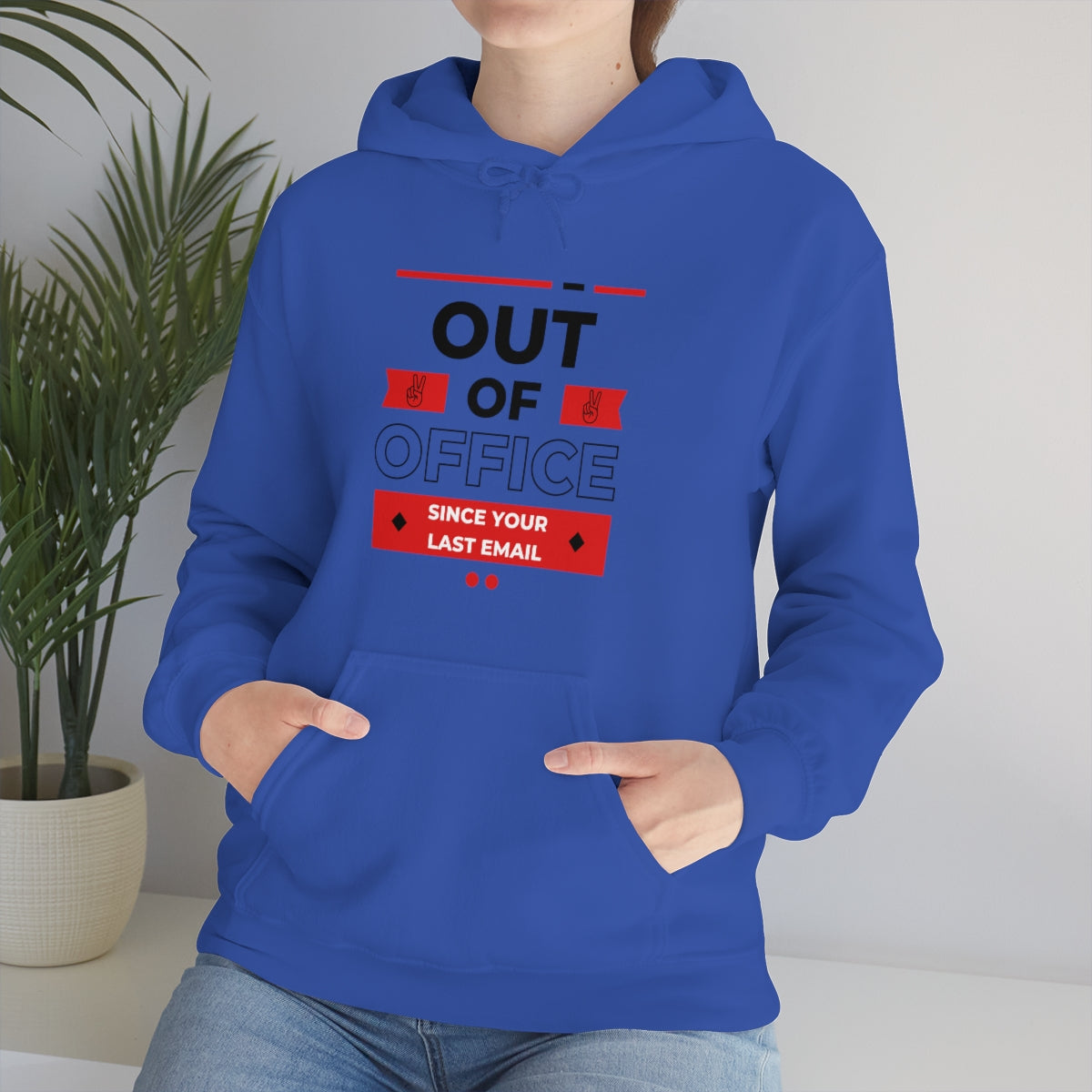 "Out of Office" Unisex Hooded Sweatshirt