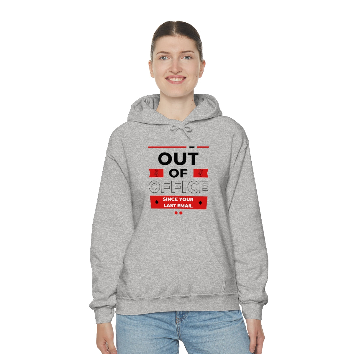 "Out of Office" Unisex Hooded Sweatshirt