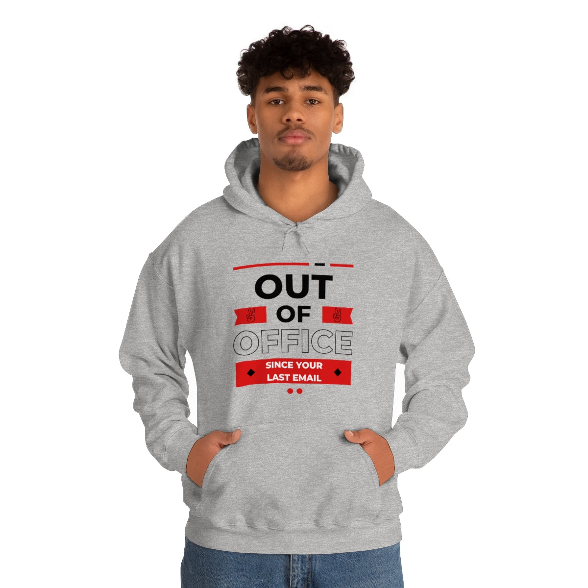 "Out of Office" Unisex Hooded Sweatshirt