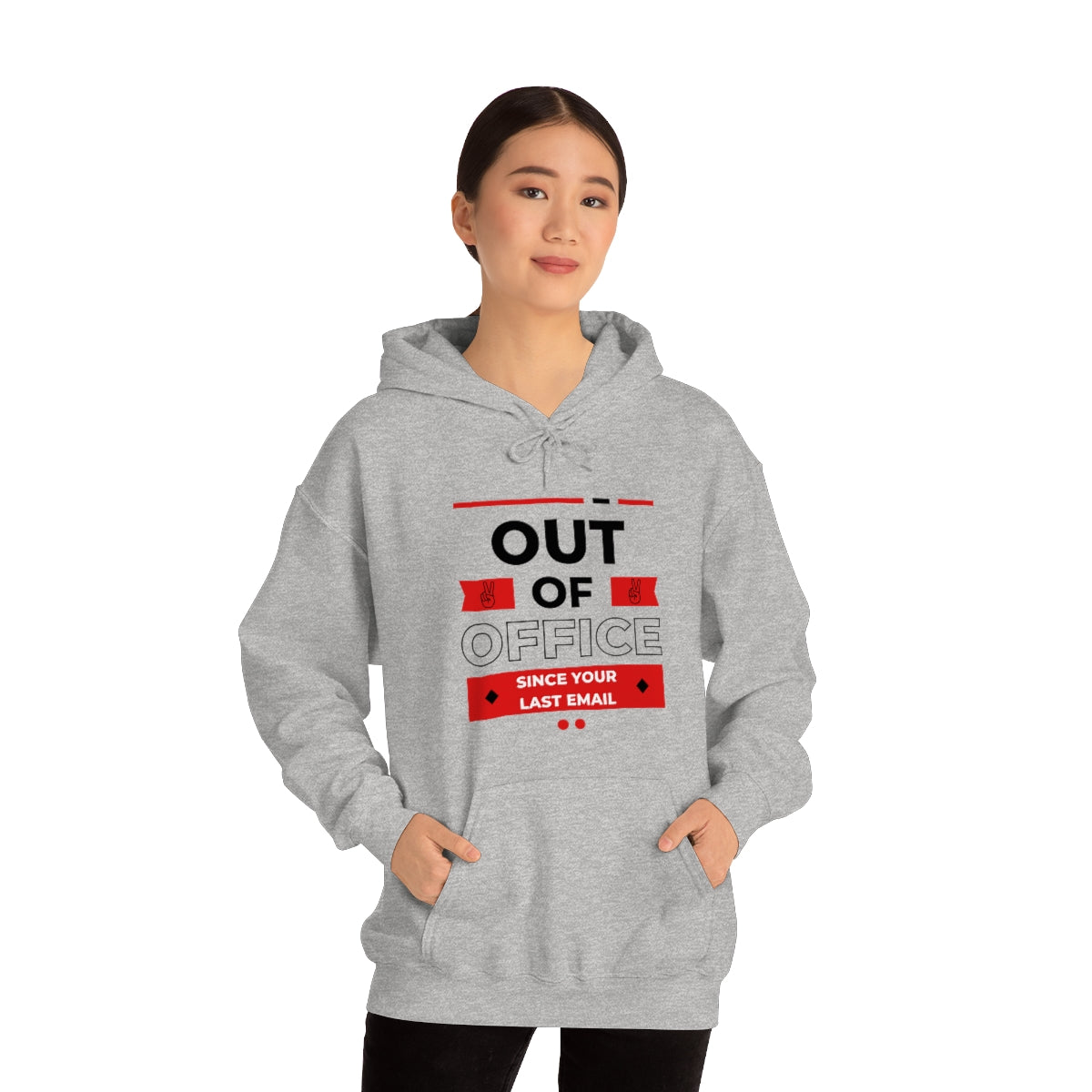 "Out of Office" Unisex Hooded Sweatshirt