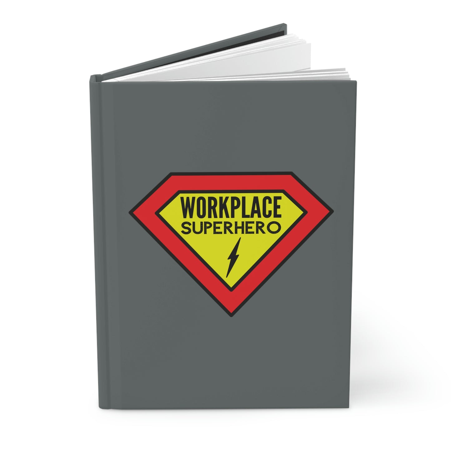 "Workplace Superhero" Hardcover Journal - Matte
