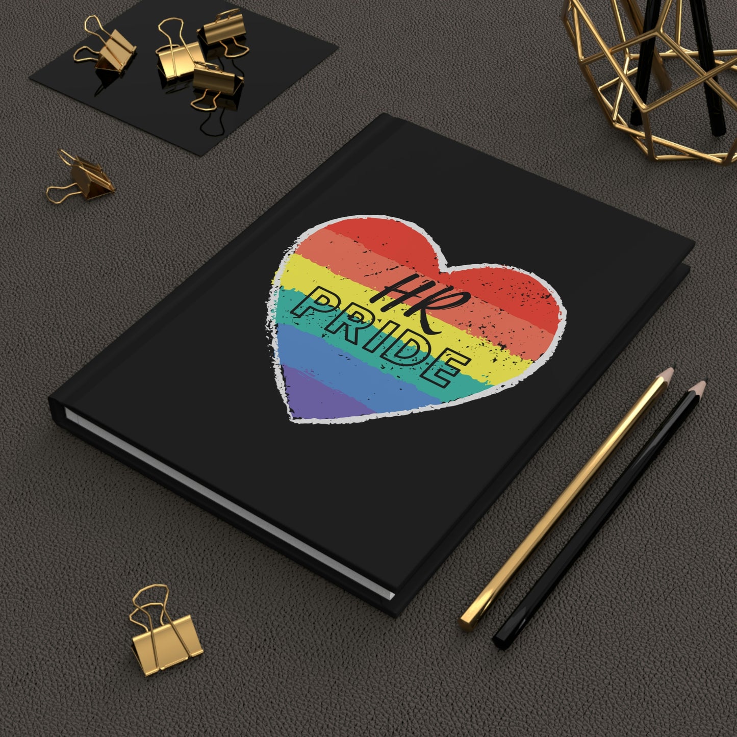 "HR Pride" Hardcover Journal - Matte