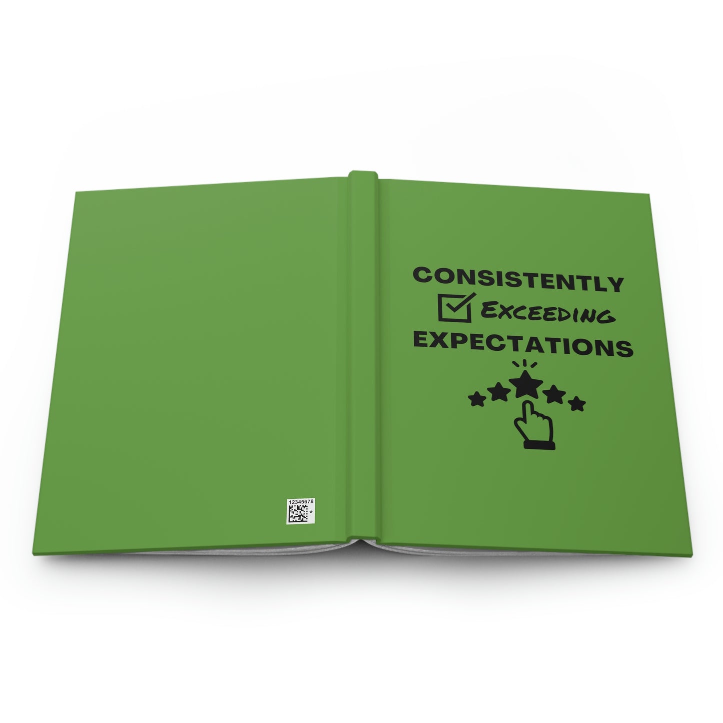 "Consistently Exceeding Expectations" Hardcover Journal - Matte