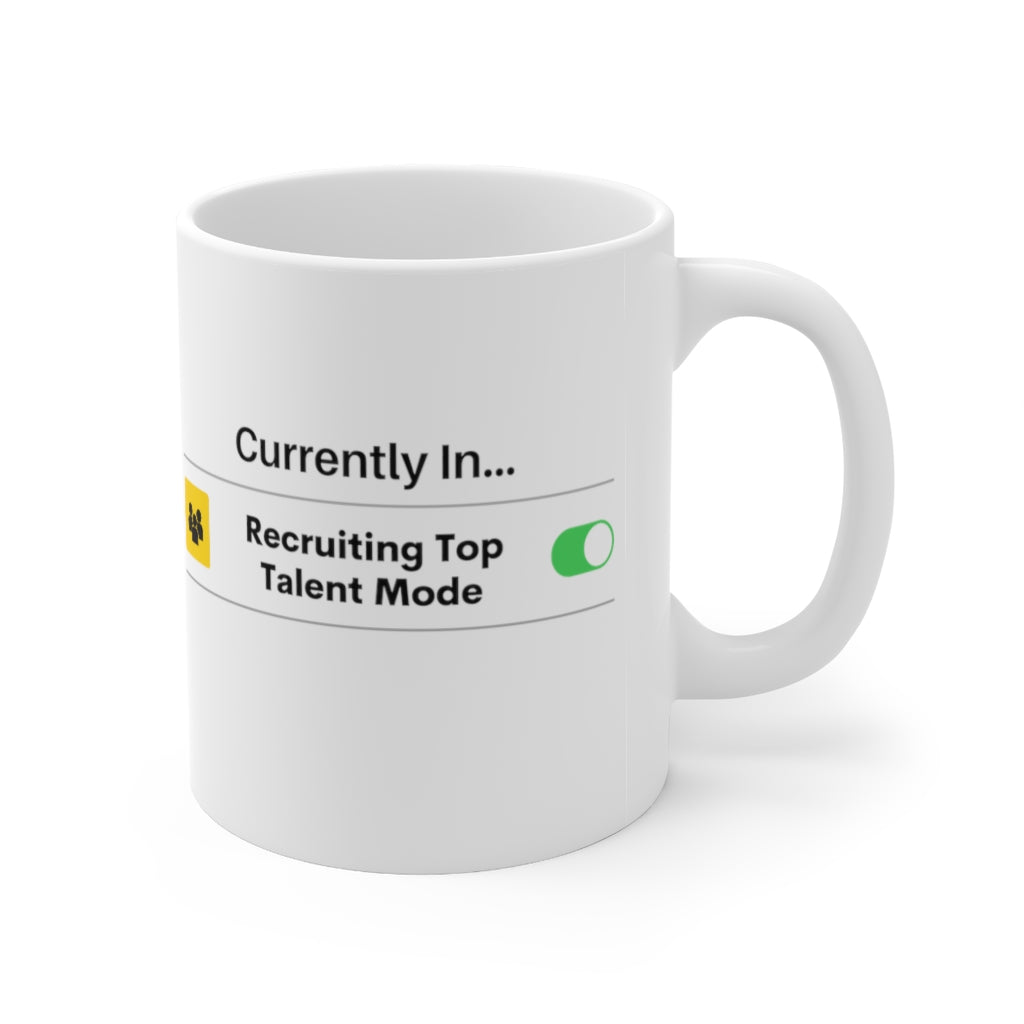 "Recruiting Top Talent" Ceramic Mug 11oz