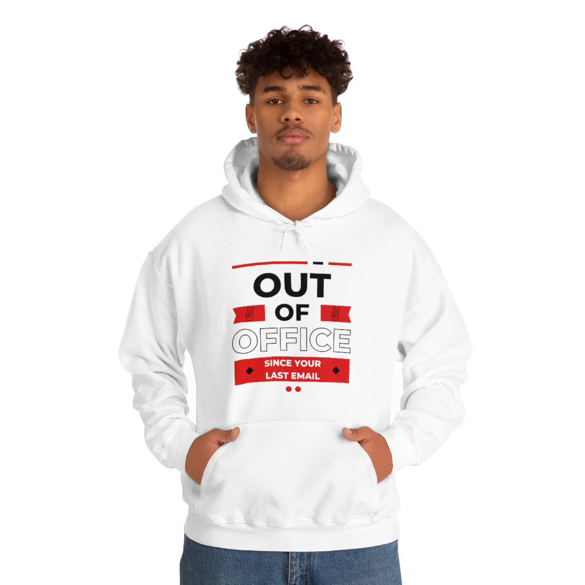 "Out of Office" Unisex Hooded Sweatshirt