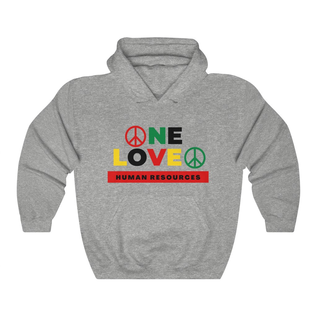 "One Love HR" Unisex Hooded Sweatshirt