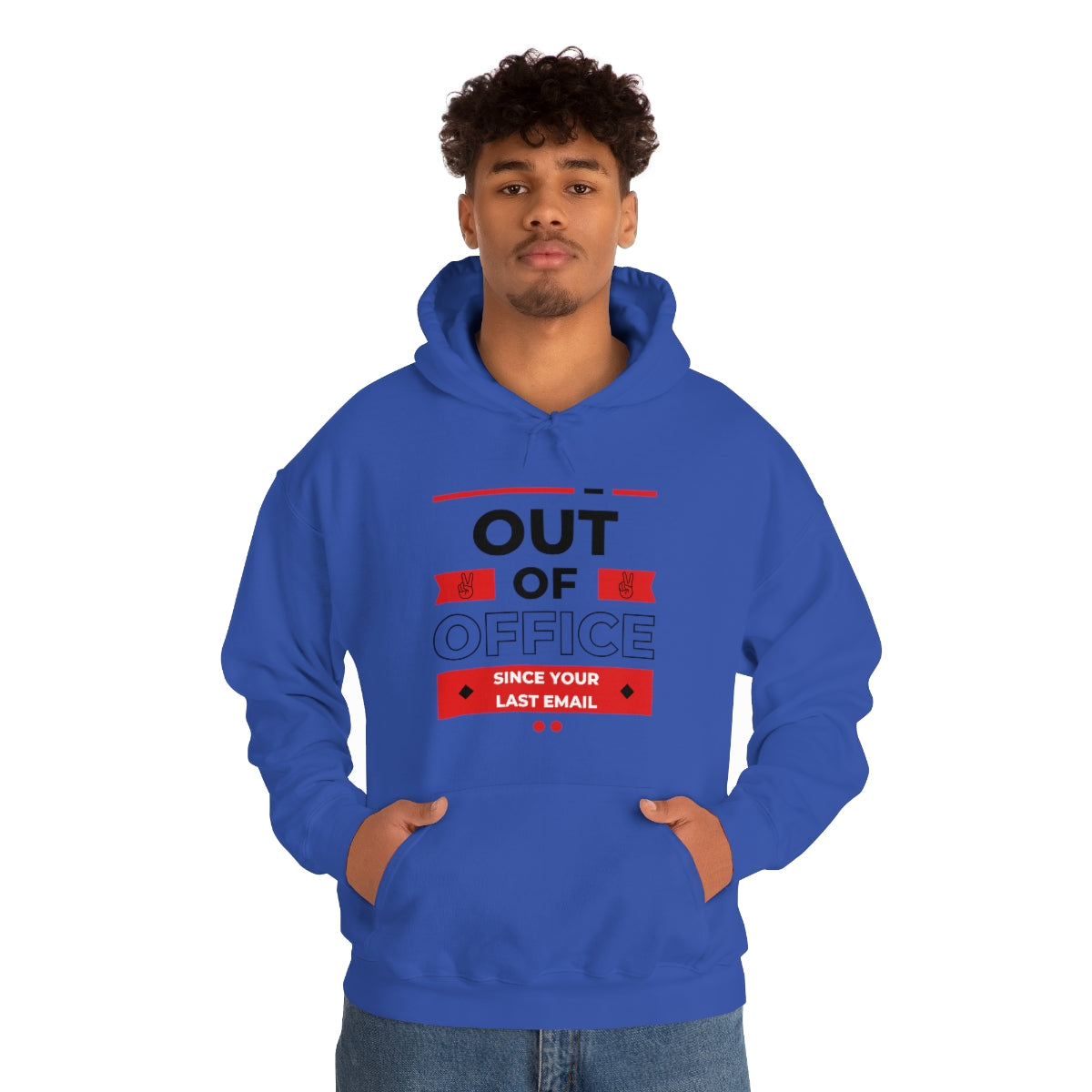 "Out of Office" Unisex Hooded Sweatshirt