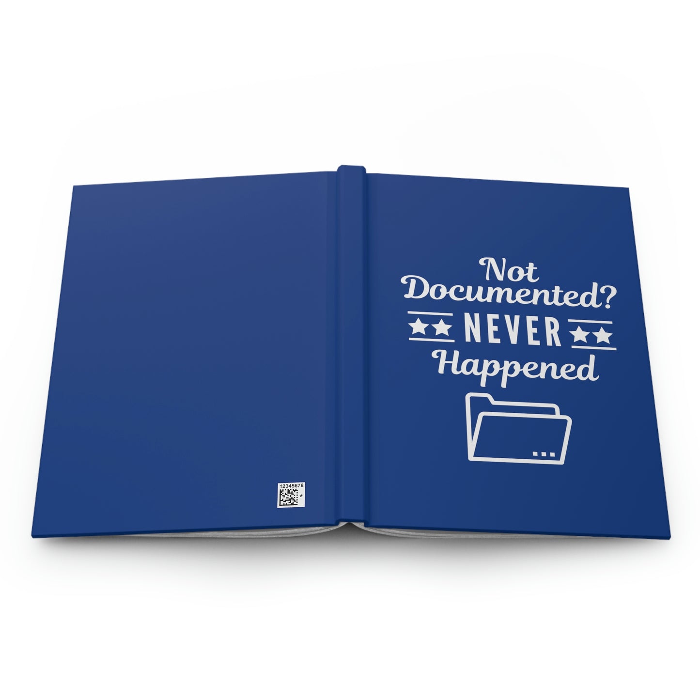 "Not Documented" Hardcover Journal - Matte