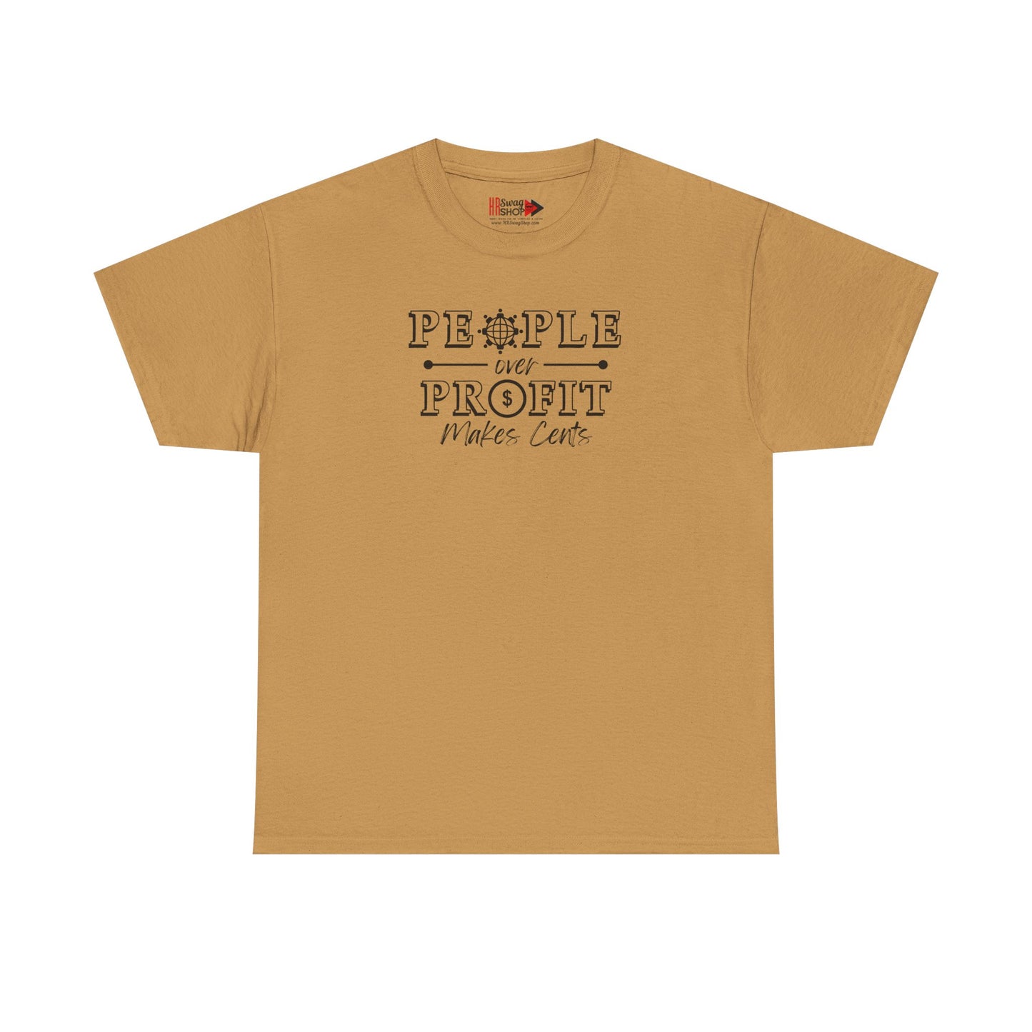 "People Over Profit" Unisex Heavy Cotton Tee