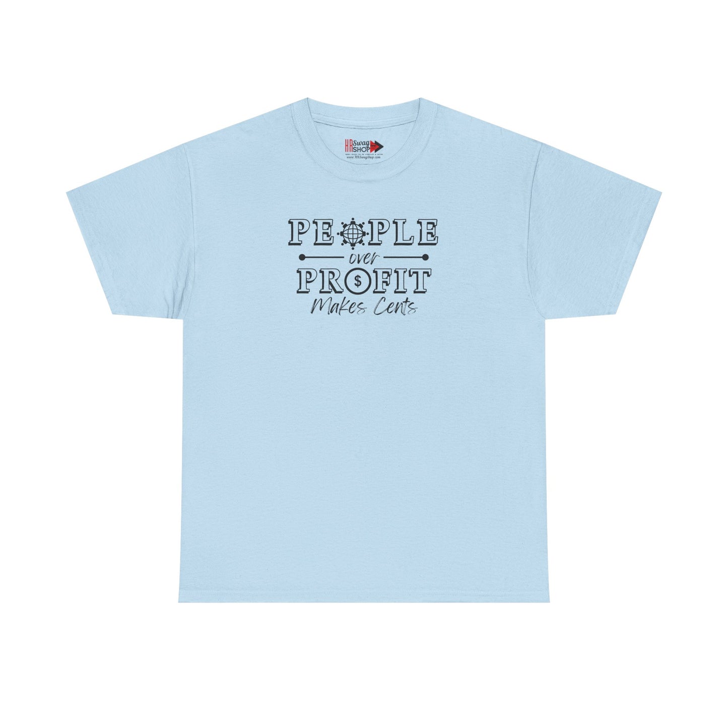 "People Over Profit" Unisex Heavy Cotton Tee