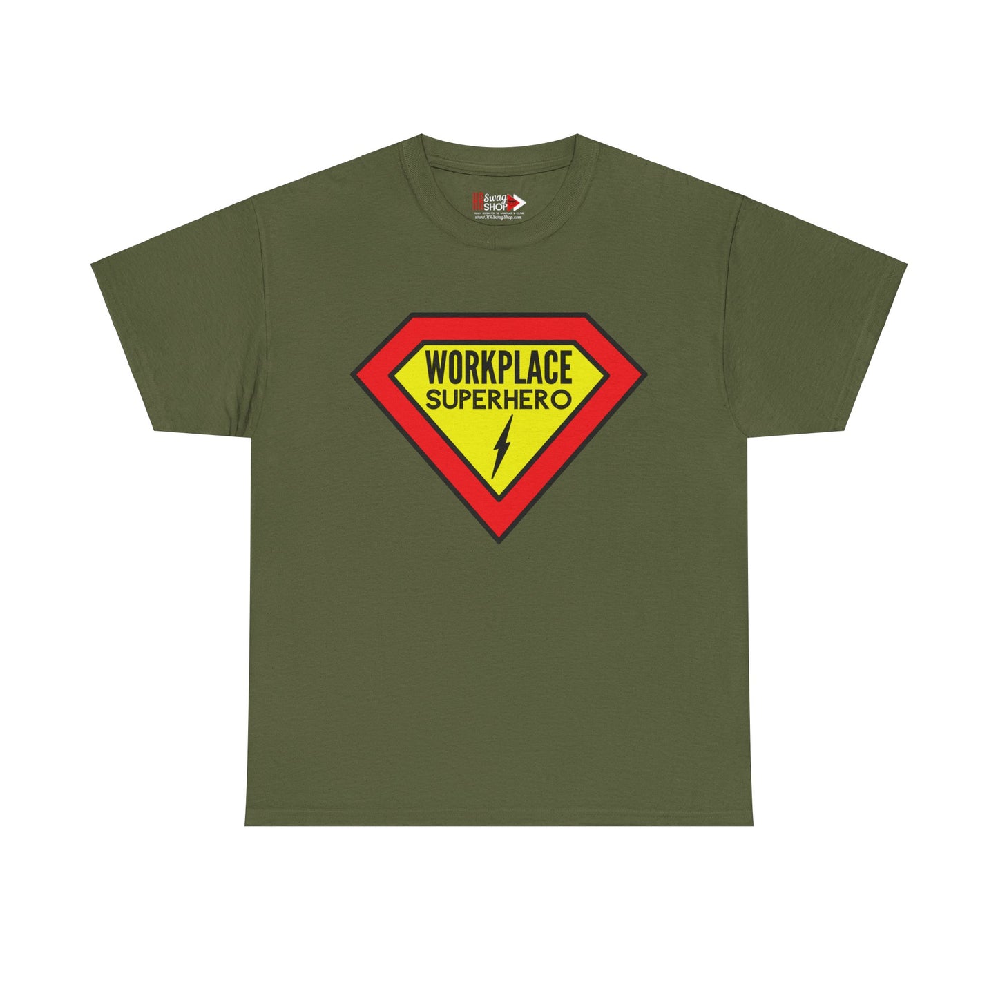 "Workplace Superhero" Unisex Heavy Cotton Tee