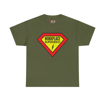 "Workplace Superhero" Unisex Heavy Cotton Tee