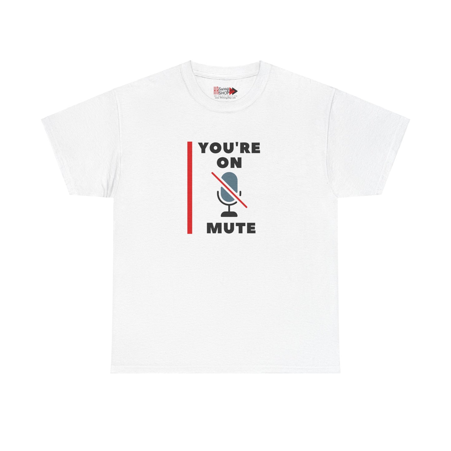 "On Mute" Unisex Heavy Cotton Tee