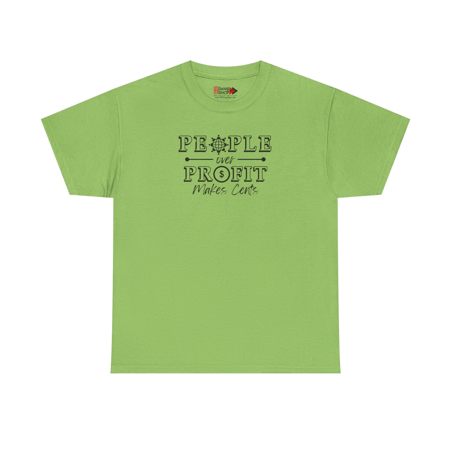 "People Over Profit" Unisex Heavy Cotton Tee