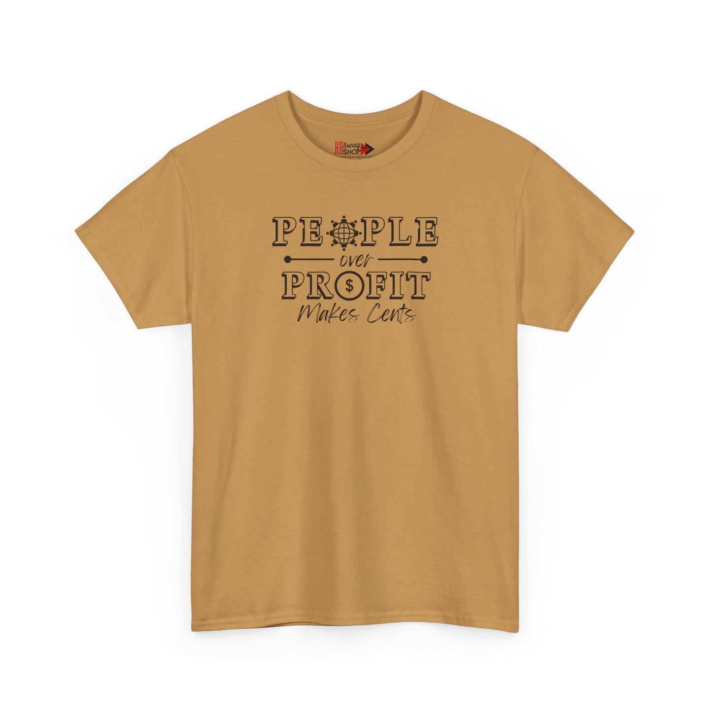 "People Over Profit" Unisex Heavy Cotton Tee