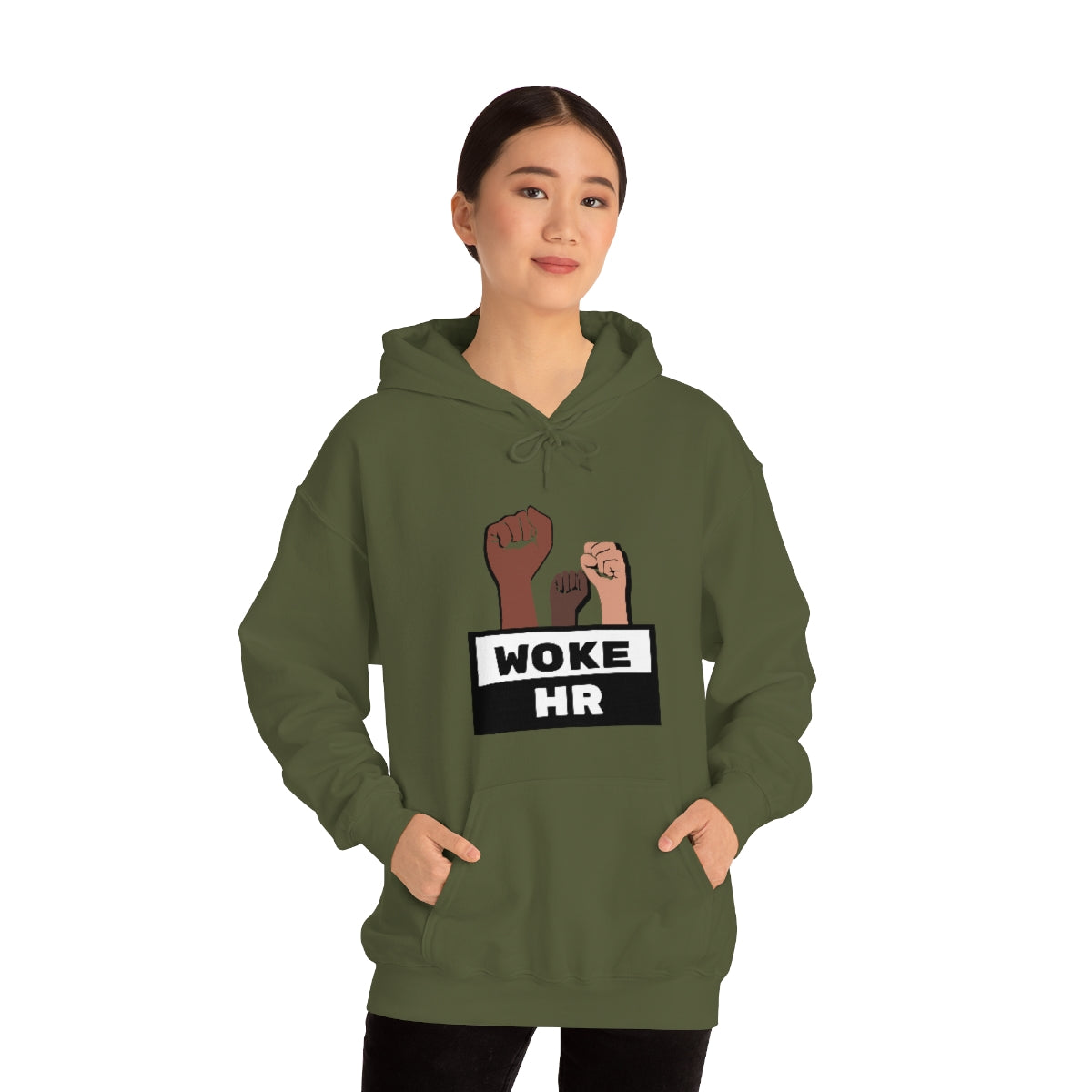 "Woke HR" Hooded Sweatshirt