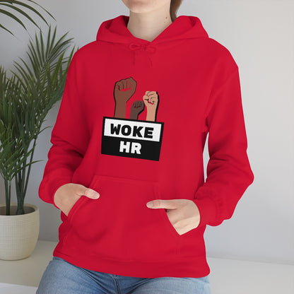 "Woke HR" Hooded Sweatshirt